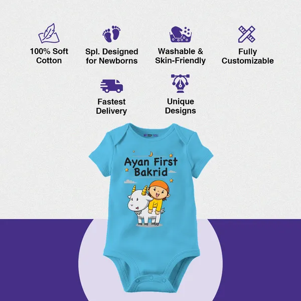 Ayan_First_Bakrid_Blue_Cotton_Baby_Romper_With_Cartoon_Print