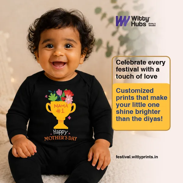 Black_Cotton_Happy_Mother'S_Day_Trophy_Print_Romper_For_Baby