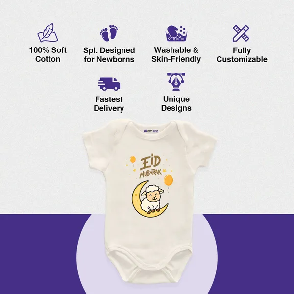 White_Cotton_Eid_Mubarak_Print_Baby_Romper