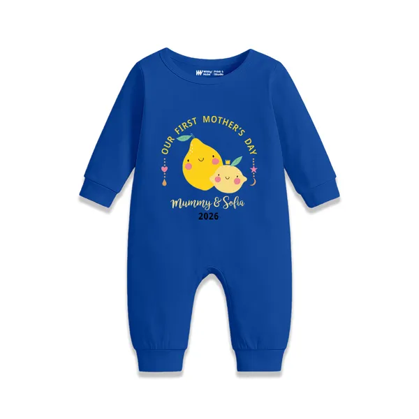 Blue_Cotton_Our_First_Mother'S_Day_Personalized_Romper_For_Baby