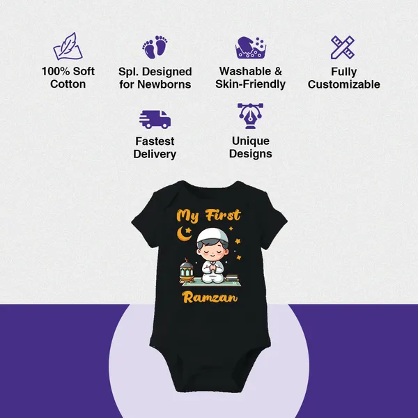 Black_Cotton_My_First_Ramzan_Printed_Baby_Bodysuit