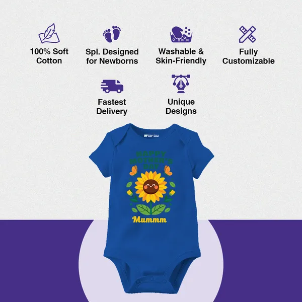 Blue_Cotton_Sunflower_Print_Mummm_Baby_Bodysuit