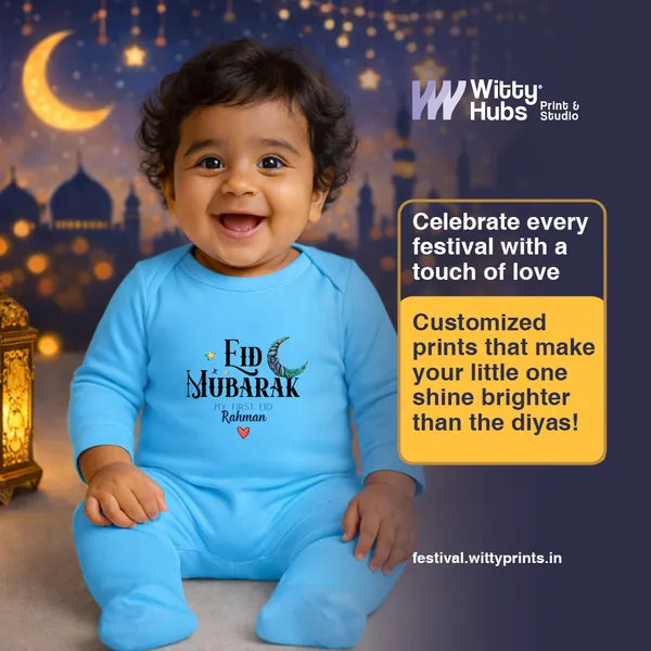 Sky_Blue_Eid_Mubarak_Personalized_Romper_For_Baby