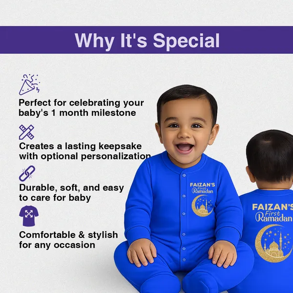 Blue_Cotton_Personalized_First_Ramadan_Romper_For_Baby