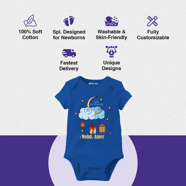 Blue_Eid_Mubarak_Personalized_Baby_Romper_With_Gift_Print