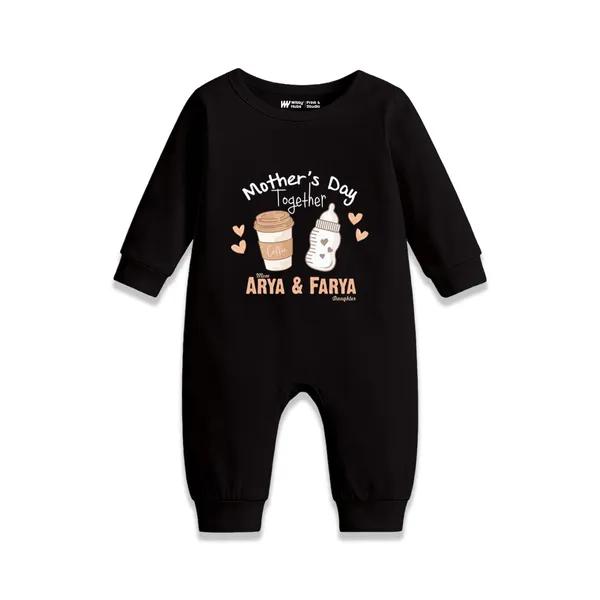 Black_Cotton_Mother'S_Day_Personalized_Romper_For_Baby