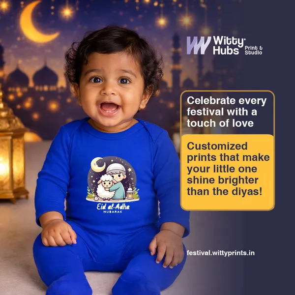 Blue_Cotton_Eid_Al_Adha_Mubarak_Romper_For_Baby