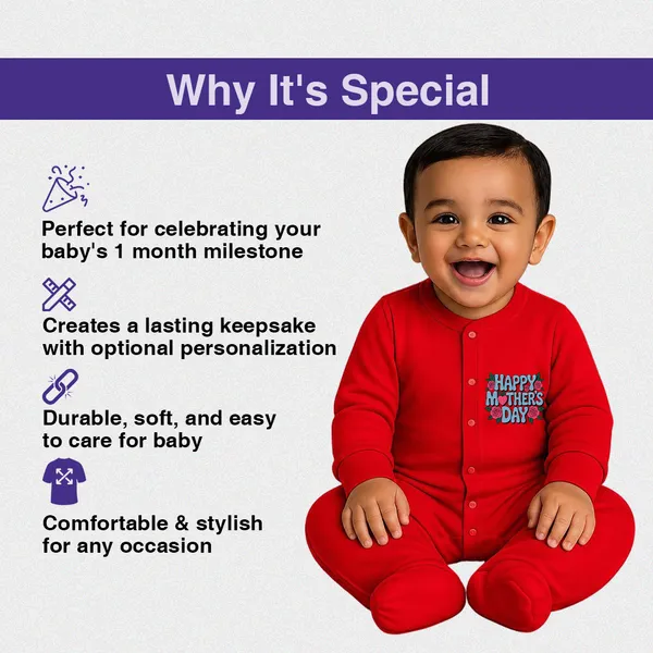 Red_Cotton_Happy_Mother'S_Day_Romper_For_Baby_Boys
