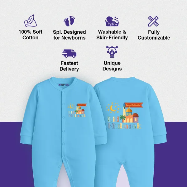 Sky_Blue_Eid_Mubarak_Print_Full_Sleeve_Romper_For_Baby