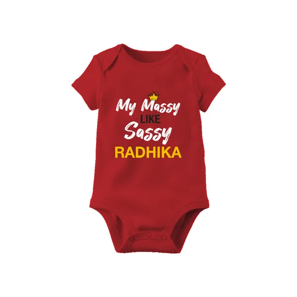 Red_Cotton_Personalized_Baby_Onesie_With_Name_Print