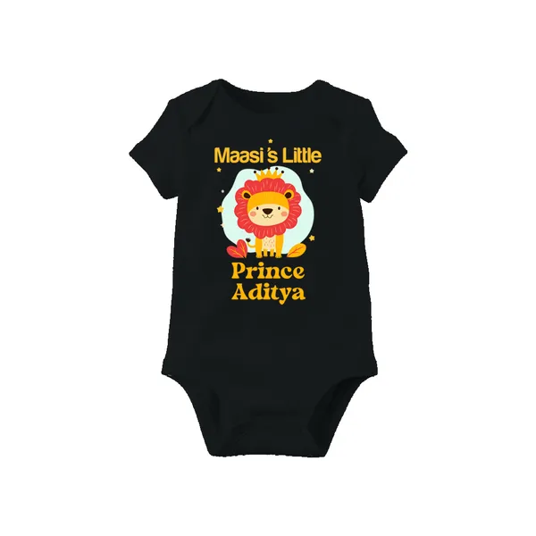Black_Cotton_Personalized_Lion_Print_Bodysuit_For_Baby_Boys