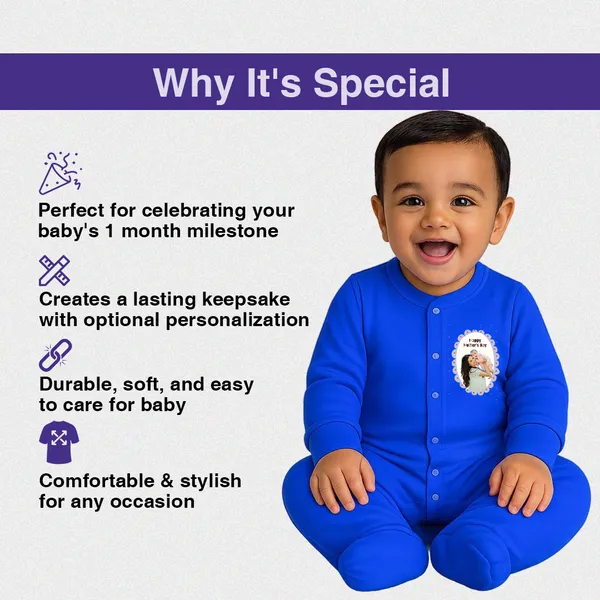Blue_Cotton_Personalized_Photo_Romper_For_Baby