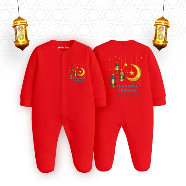 Red_Embroidered_Ramadan_Sleepsuit_For_Baby