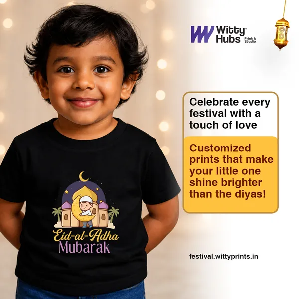Black_Cotton_Eid-Al-Adha_Mubarak_Printed_T-Shirt_For_Kids