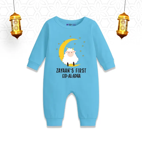 Blue_Cotton_First_Eid_Al_Adha_Romper_For_Baby_Boys