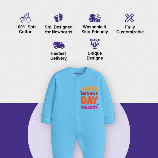 Blue_Happy_Mother'S_Day_Printed_Full_Sleeve_Romper_For_Baby