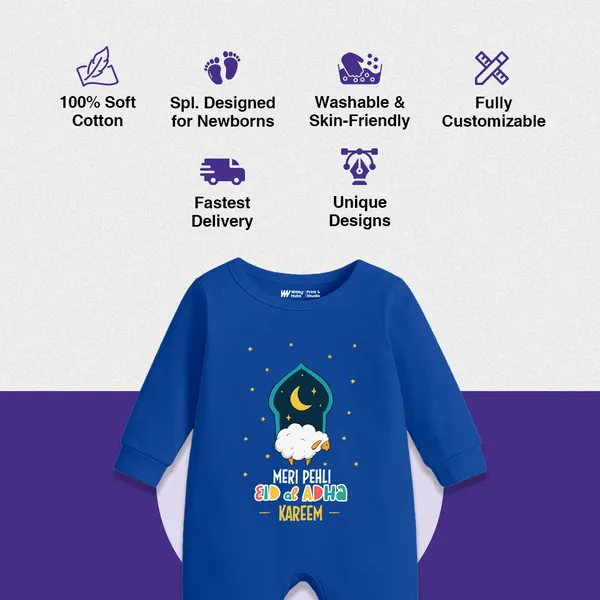 Blue_Cotton_Meri_Pehli_Eid_Mubarak_Romper_For_Baby