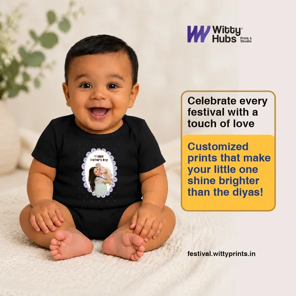 Black_Cotton_Happy_Mother'S_Day_Photo_Print_Baby_Bodysuit