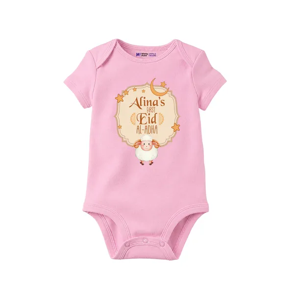 Pink_Cotton_Eid_Mubarak_Printed_Baby_Romper