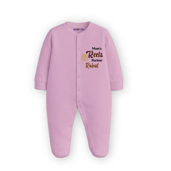 Pink_Cotton_Personalized_Romper_For_Baby