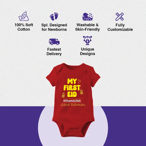 Red_Cotton_My_First_Eid_Printed_Baby_Onesie