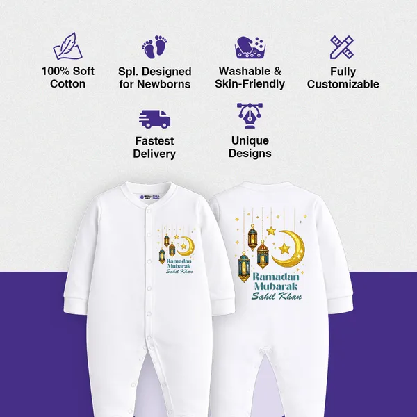 White_Cotton_Ramadan_Mubarak_Printed_Full_Sleeve_Baby_Romper