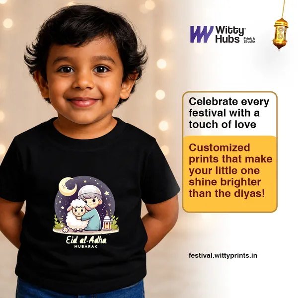 Black_Cotton_Eid_Al_Adha_Mubarak_Printed_T-Shirt_For_Kids