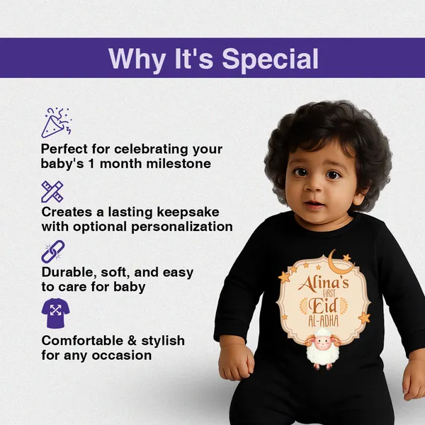 Black_Personalized_First_Eid_Al-Adha_Romper_For_Baby