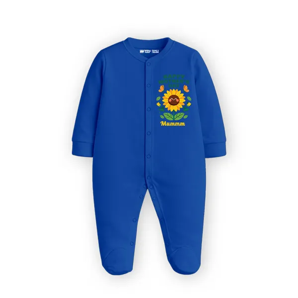 Blue_Cotton_Sunflower_Embroidered_Full_Sleeve_Romper_For_Baby