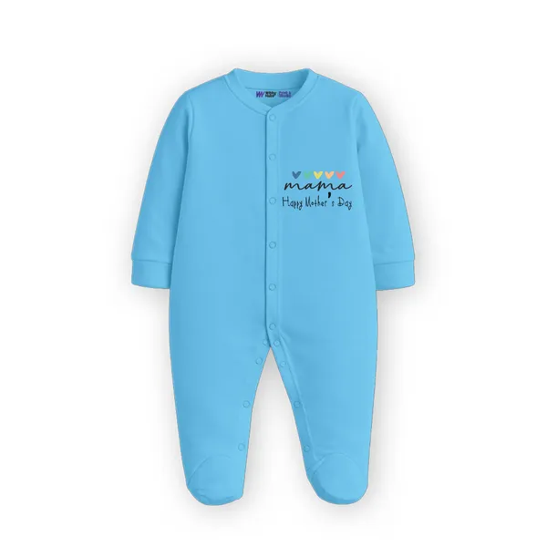 Blue_Cotton_Customizable_Romper_For_Newborn_Baby