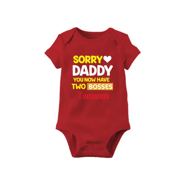 Red_Cotton_Funny_Print_Onesie_For_Baby