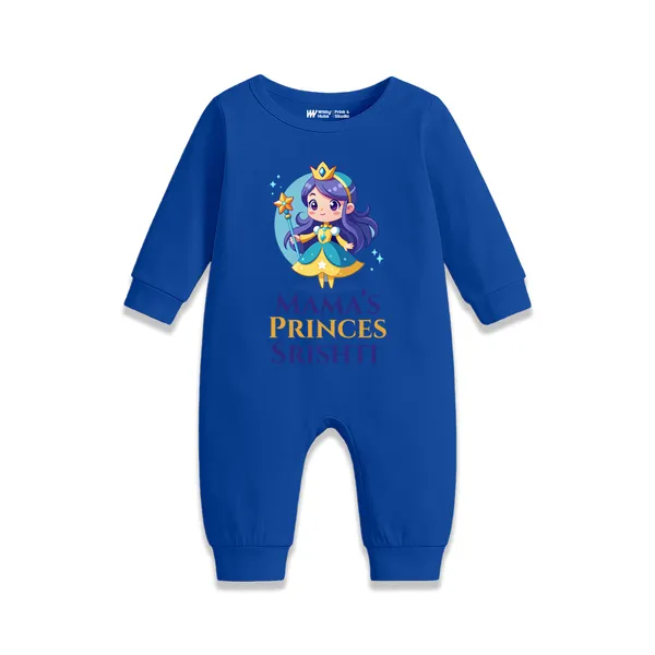 Blue_Cotton_Princes_Customizable_Baby_Romper