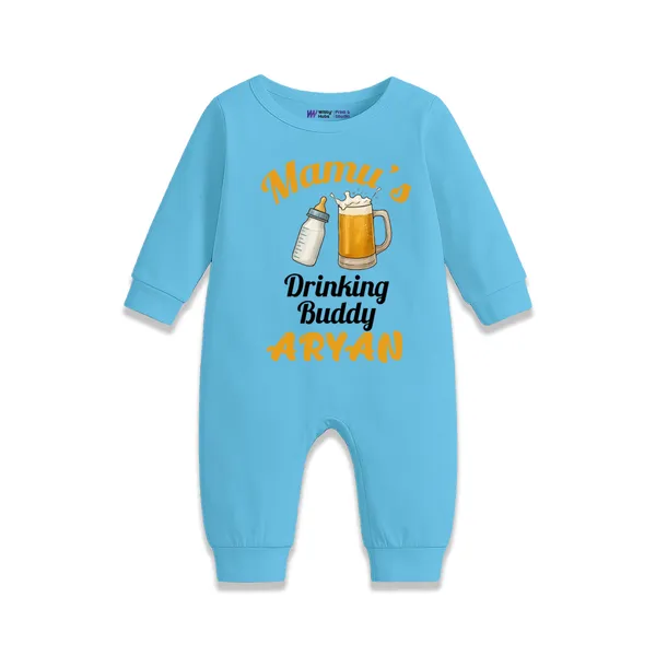 Blue_Drinking_Buddy_Personalized_Romper_For_Baby