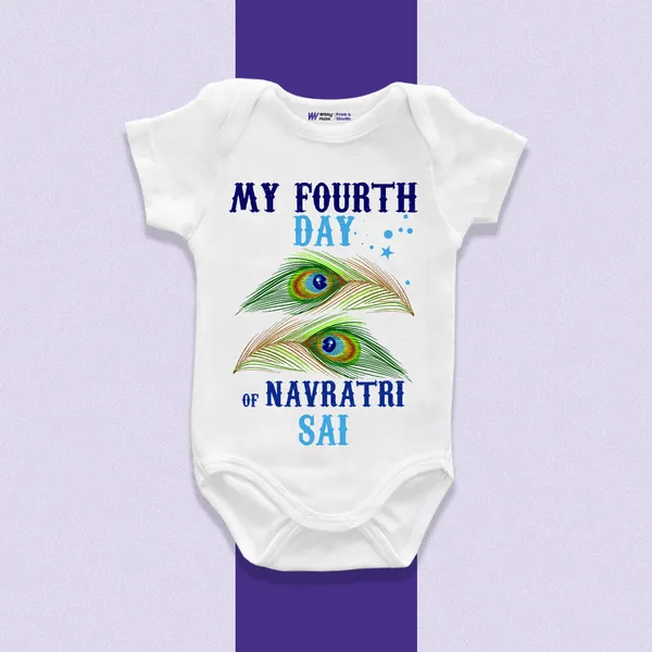 White_Cotton_My_Fourth_Day_Of_Navratri_Sai_Onesie_For_Baby