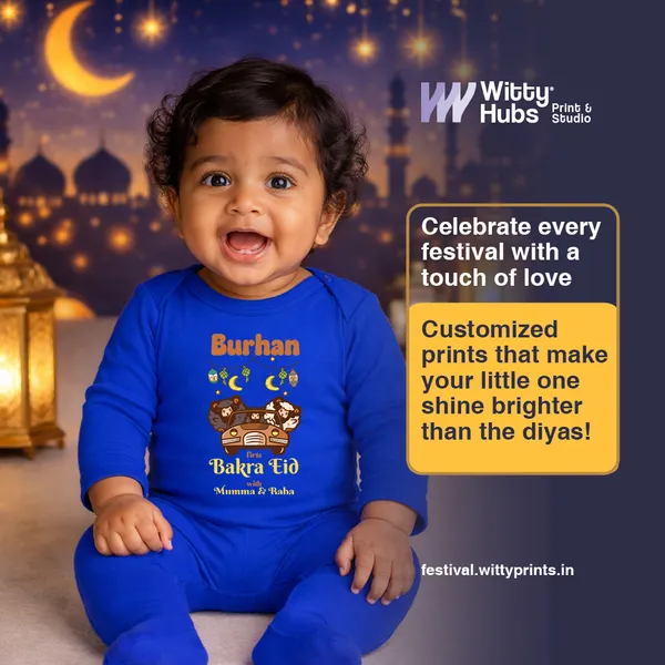 Blue_Cotton_First_Bakra_Eid_Romper_For_Baby
