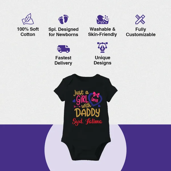 Just_A_Girl_In_Love_With_Daddy_Customized_Black_Baby_Onesie
