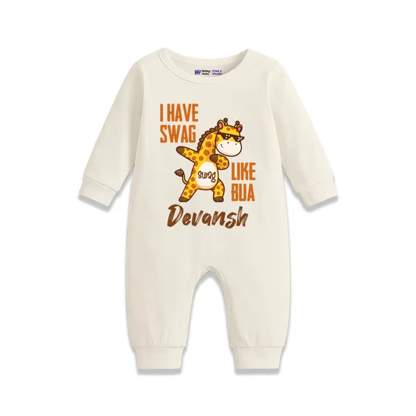 White_Cotton_Swag_Like_Bua_Personalized_Full_Sleeve_Romper_For_Baby