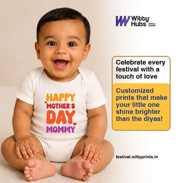 Happy_Mother'S_Day_Mommy_Cream_Cotton_Baby_Bodysuit