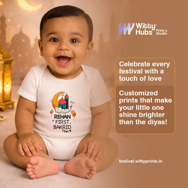 White_Cotton_First_Bakrid_Romper_For_Baby_Boys