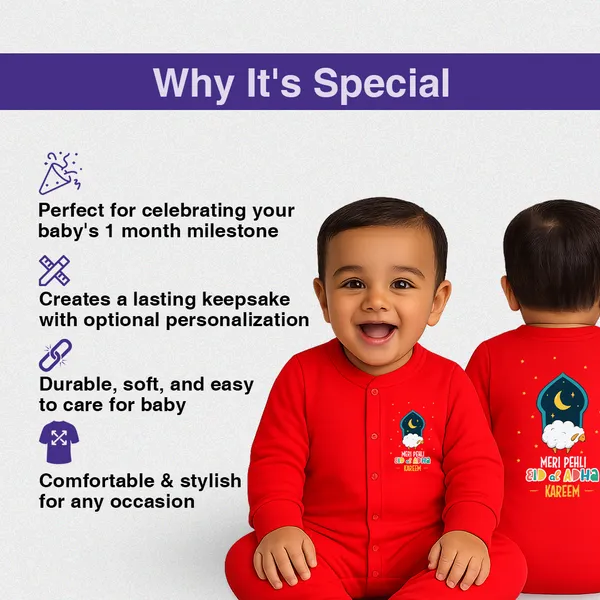 Red_Cotton_Meri_Pehli_Eid_Mubarak_Kareem_Printed_Romper_For_Baby