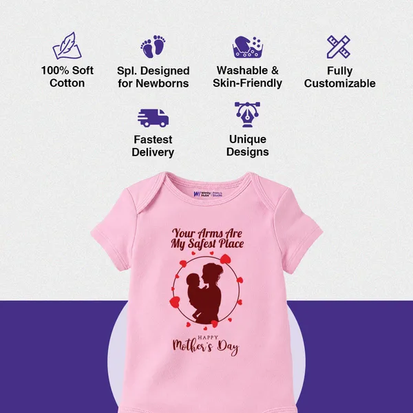 Pink_Cotton_Mother'S_Day_Print_Baby_Romper