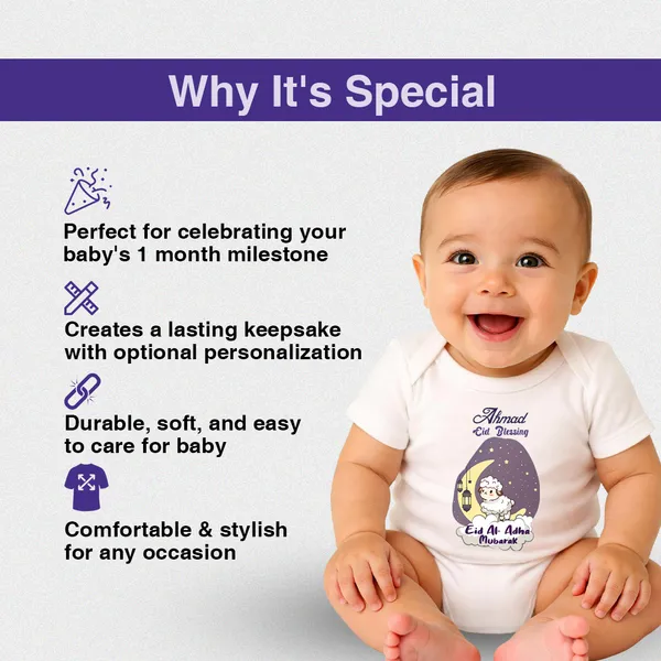 White_Cotton_Eid_Mubarak_Baby_Romper_With_Ahmad_Blessing_Print