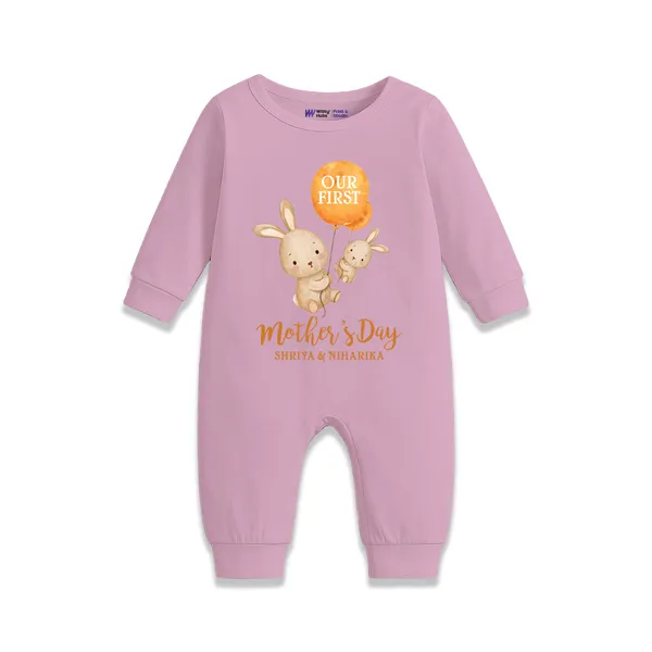 Pink_Cotton_Mother'S_Day_Graphic_Print_Romper_For_Baby