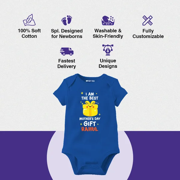 Blue_Cotton_Mother'S_Day_Gift_Romper_For_Baby