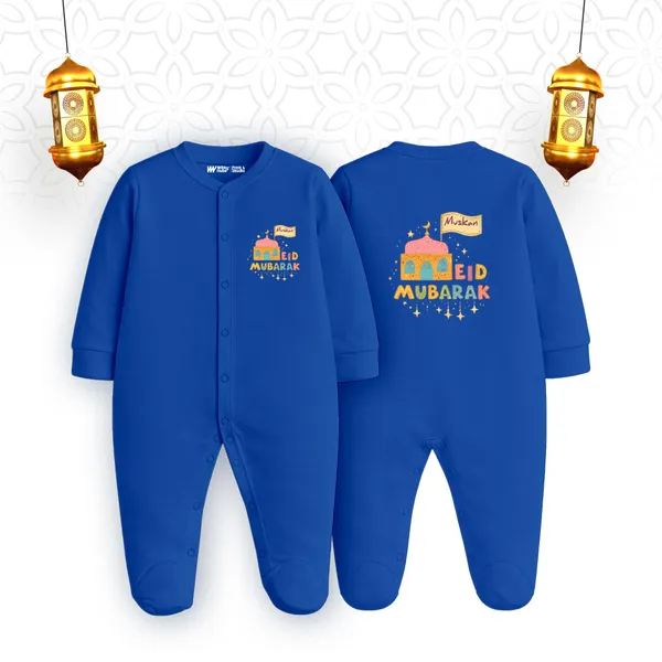 Blue_Cotton_Eid_Mubarak_Print_Full_Sleeve_Romper_For_Baby