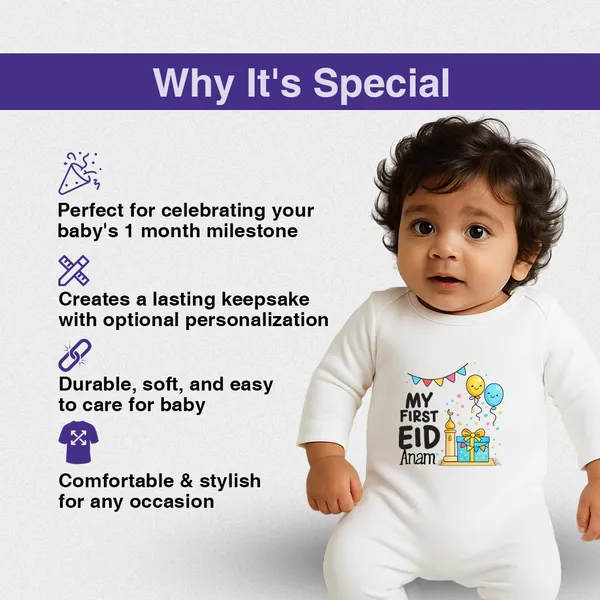 White_My_First_Eid_Personalized_Baby_Romper