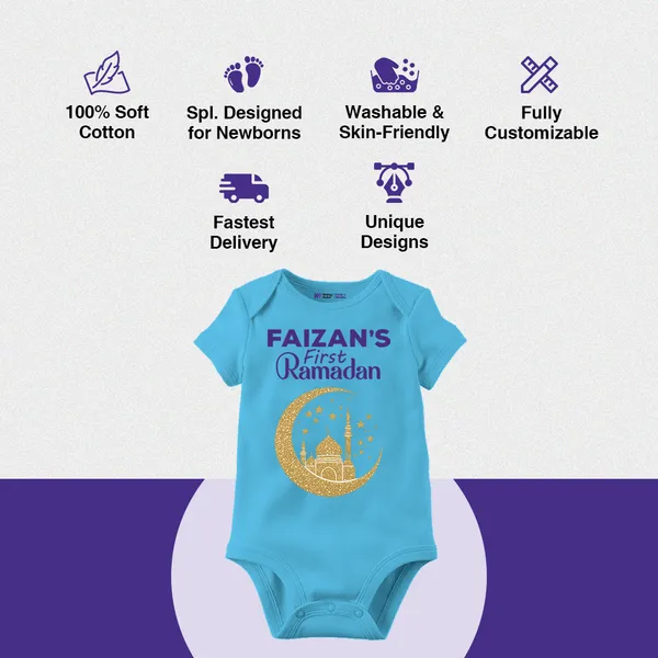 Faizan'S_First_Ramadan_Customized_Baby_Bodysuit