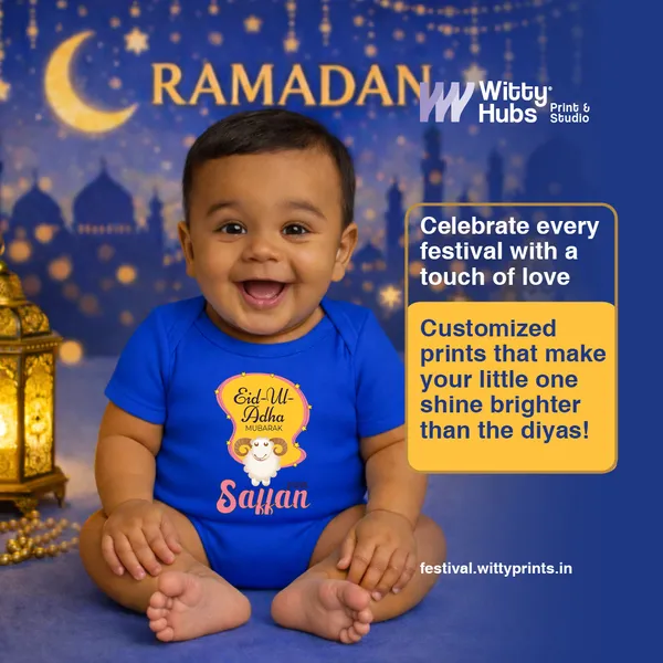 Blue_Cotton_Eid_Ul_Adha_Mubarak_Personalized_Baby_Bodysuit