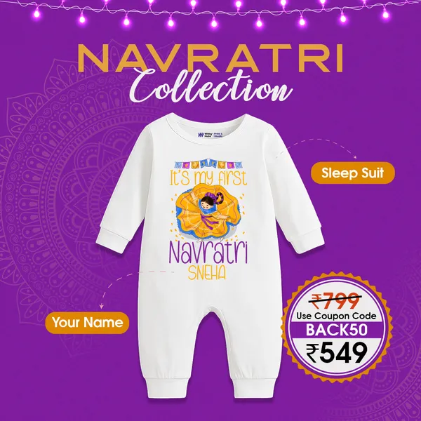 White_My_First_Navratri_Personalized_Sleep_Suit_For_Babies