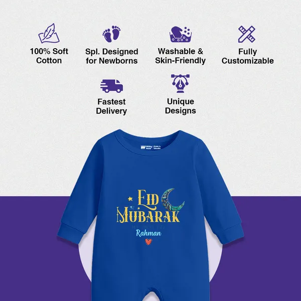 Blue_Customized_Eid_Mubarak_Romper_For_Baby